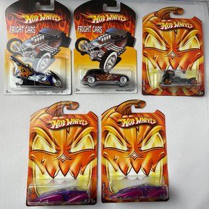 Hot Wheels Fright Cars Halloween Collection 5pc
